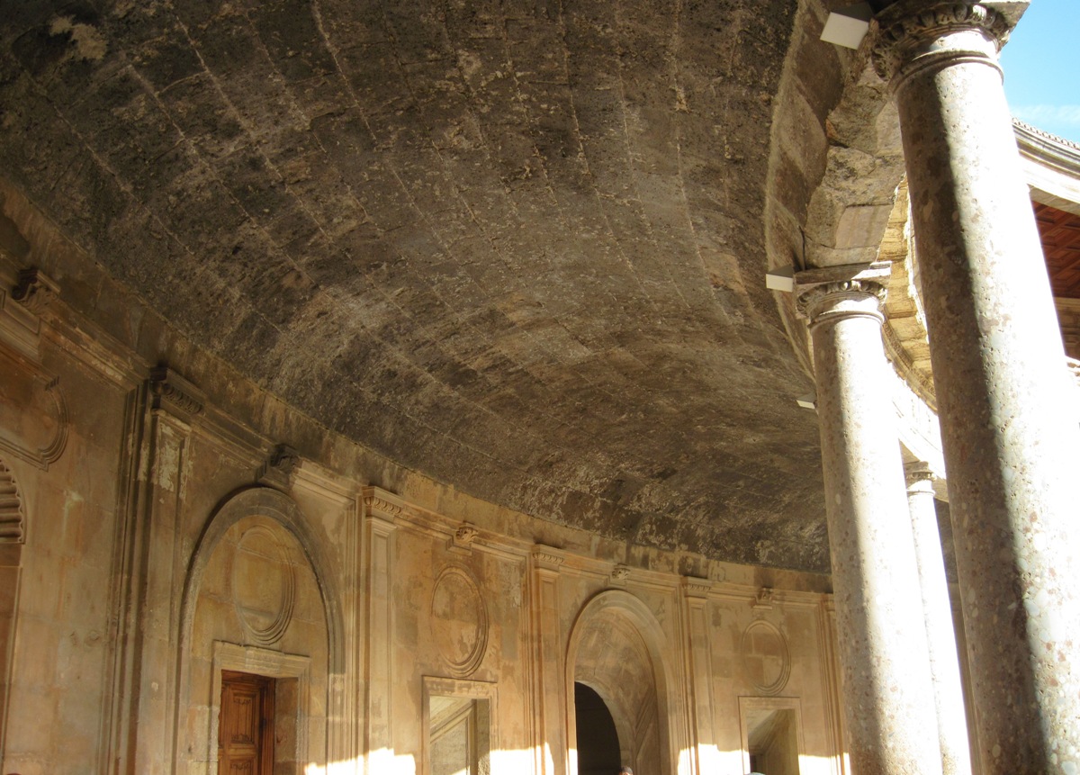 21-Soffitto del cortile del museo dell'Alhambra